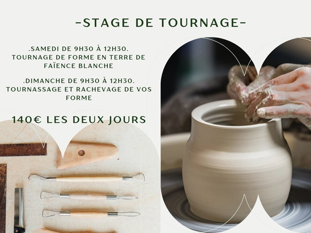 Les stages poterie herault et stage poterie Montpellier de l